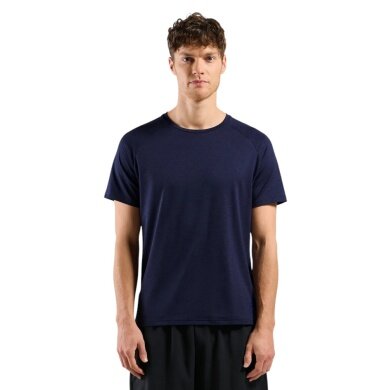 Odlo Sport-Freizeit Tshirt Essential 365 (leicht, feuchtigkeitsregulierend) navyblau Herren