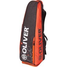 OLIVER Rucksack Racketbag Long (Hauptfach, Schlägerfach) grau/orange