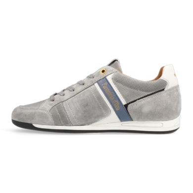 Pantofola d´Oro Sneaker Avezzano Low Leder grau/blau Herren