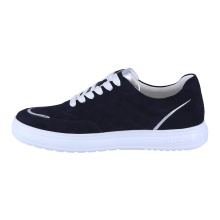 Peter Kaiser Sneaker 41 (Veloureder) dunkelblau/silber Damen