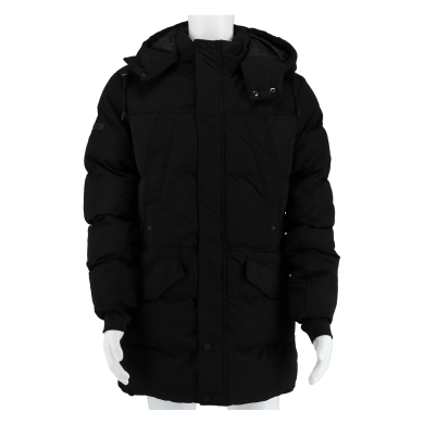 Poolman Winterjacke mit Kapuze P2304.738 (warm wattiert, leicht) schwarz Herren