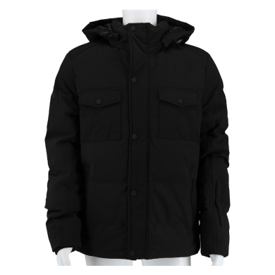 Poolman Winterjacke mit Kapuze P2304.754 (warm wattiert, leicht) schwarz Herren