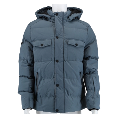 Poolman Winterjacke mit Kapuze P2304.754 (warm wattiert, leicht) petrolblau Herren