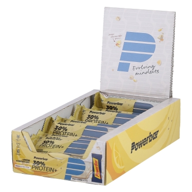 PowerBar Eiweissriegel Protein Plus 30% (Reich an Proteinen) Lemon Cheesecake 15x55g Box