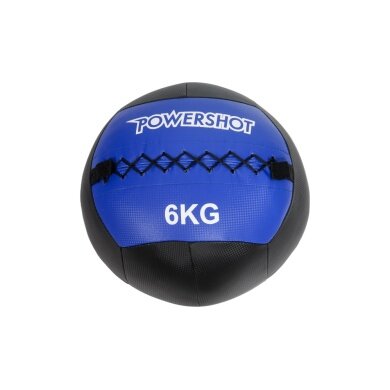 Powershot Medizinball 6kg schwarz/blau