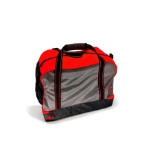 Powershot Sporttasche Cubico (aus recycelten Polyester) 52x44x33cm -75 liter- schwarz/rot