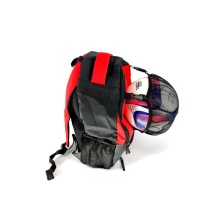 Powershot Rucksack Pelota (aus recycelten Polyester) 48x32x16cm -25 Liter- schwarz/rot