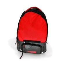 Powershot Rucksack Pelota (aus recycelten Polyester) 48x32x16cm -25 Liter- schwarz/rot