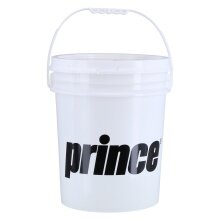 Prince Balleimer Plastik (für maximal 72 Tennisbälle) leer weiss - 1 Eimer