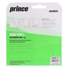 Prince Basisband Dura Perf+ 1.9mm (perforiert, Schweissabsorption) schwarz - 1 Stück