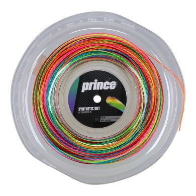 Prince Tennissaite Synthetic Gut Duraflex Limited Edition (Allround+Haltbarkeit) bunt 200 Meter Rolle