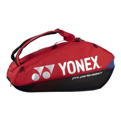 Yonex Racketbag Pro Racquet (Schlägertasche, 3 Hauptfächer, Thermofach) 2024 rot 9er