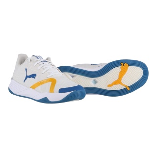 Puma Hallen-Indoorschuhe Accelerate Turbo Nitro II weiss/blau Herren