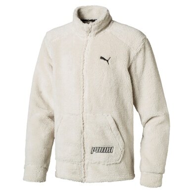 Puma Jacke Alpha Sherpa weiss Kinder (Größe 116)