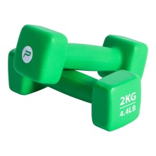 Pure2Improve Fitness Hanteln Neopren grün Set 2x2,0kg