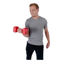 Pure2Improve Fitness Hantel Neopren rot 8,0kg - 1 Stück -