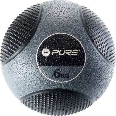 Pure2Improve Medizinball 6kg schwarz/grau