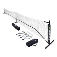 Pure4Fun Pickleball-Set (1xNetz, 4xSchläger, 6xBälle, 2xTaschen)