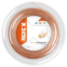 Pacific Tennissaite Poly Force (Haltbarkeit+Kontrolle) lightorange 200m Rolle