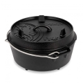 Petromax Feuertopf ft4.5 (Dutch Oven) aus Gusseisen - Inhalt Topf (max.): 3,5 Liter - schwarz - 7,9kg