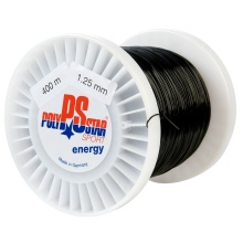 Polystar Tennissaite Energy (Haltbarkeit+Power) schwarz 400m Rolle