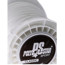 Polystar Tennissaite Classic (Haltbarkeit) weiss 400m Rolle