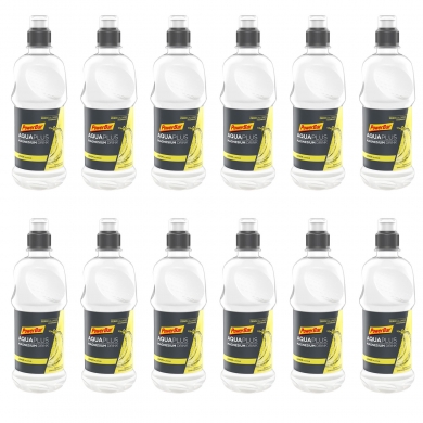 PowerBar Aqua Plus - Sportgetränk mit Magnesium - Lemon 12x500ml Karton