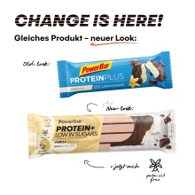 PowerBar Eiweissriegel Protein Plus Low Sugar Vanille-Geschmack 16x35g Box