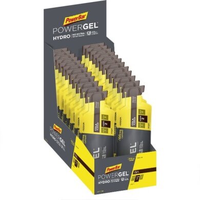 PowerBar PowerGel Hydro (flüssiges konzentriertes Kohlenhydratgel) Cola - 24x67ml Box