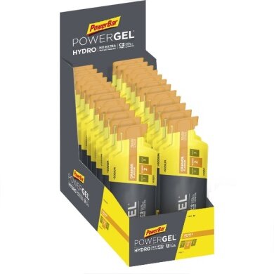 PowerBar PowerGel Hydro (flüssiges konzentriertes Kohlenhydratgel) Orange - 24x67ml Box