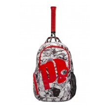 Prince Tennis-Rucksack by Hydrogen Tattoo weiss/schwarz