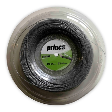 Prince Tennissaite Lightning Pro (Power+Spin) 1,25mm silber 200m Rolle