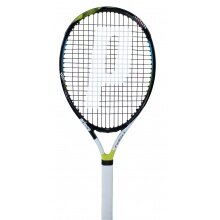 Prince Kinder-Tennisschläger Ripstick 25in (9-12 Jahre) 100in/225g weiss/schwarz - besaitet -