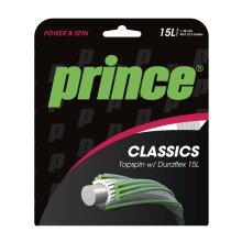 Prince Tennissaite TopSpin (Allround/Spin) 1.38mm weiss 12m Set