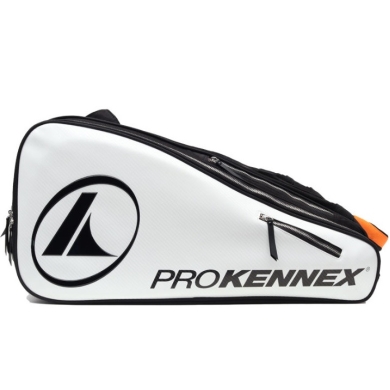 Pro Kennex Racketbag Triple Thermo (Schlägertasche, 3 Hauptfächer) weiss 12er