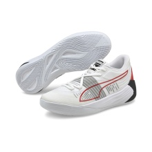 Puma Hallen-Indoorschuhe Fusion Nitro weiss/rot Herren