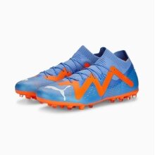 Puma Fussballschuhe Future Match MG (für festen Boden/Kunstoberflächen) blau/orange Herren