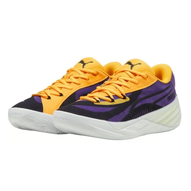 Puma Hallen-Indoorschuhe All-Pro Nitro (Basketball) violett/gelb Herren