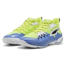 Puma Hallen-Indoorschuhe Genetics limegrün/blau Herren