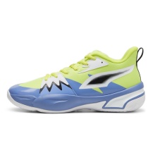 Puma Hallen-Indoorschuhe Genetics limegrün/blau Herren