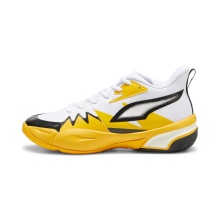 Puma Hallen-Indoorschuhe Genetics weiss/gelb Herren