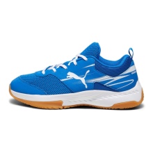 Puma Hallen-Indoorschuhe Varion II royalblau/weiss Kinder