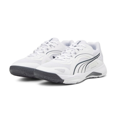 Puma Hallen-Indoorschuhe Solarstrike II weiss/grau Herren