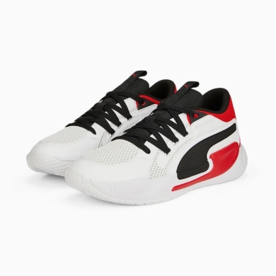 Puma Hallen-Indoorschuhe Court Rider Chaos weiss/rot/schwarz Herren