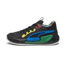 Puma Hallen-Indoorschuhe Court Rider Chaos schwarz/bunt Herren