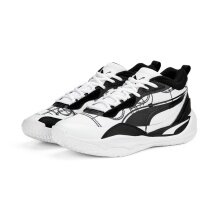 Puma Hallen-Indoorschuhe Playmaker Pro Courtside weiss/schwarz Herren