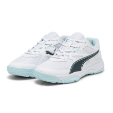 Puma Hallen-Indoorschuhe Solarflash II weiss/blau/dunkelgrau Kinder