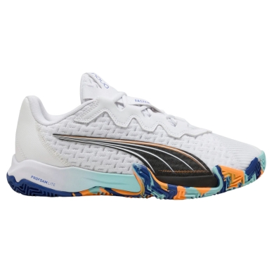 Puma Padelschuhe Nova Elite Allcourt 2025 weiss/blau Herren