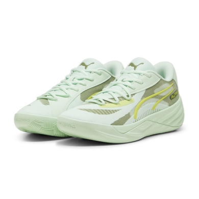 Puma Indoor-Hallenschuhe All-Pro Nitro mint/olive Herren