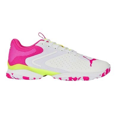 Puma Tennisschuhe Solarattack RCT Allcourt weiss/violett/lime Herren